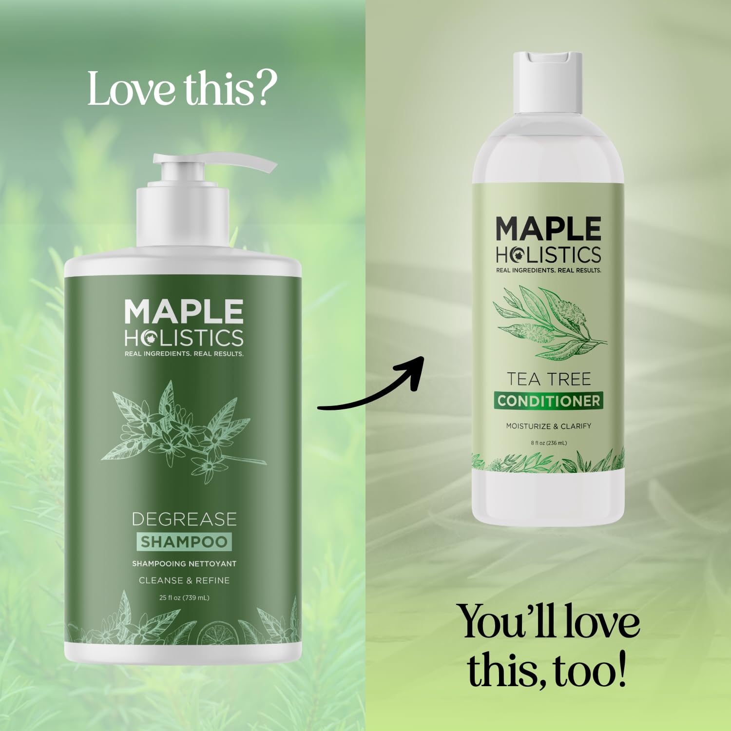 Maple Holistics lemon-basil essentials suggests refreshing scent and balance.