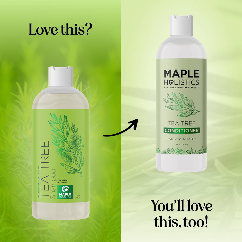 Maple Holistics oily hair cleansing close-up demonstrates clarifying action