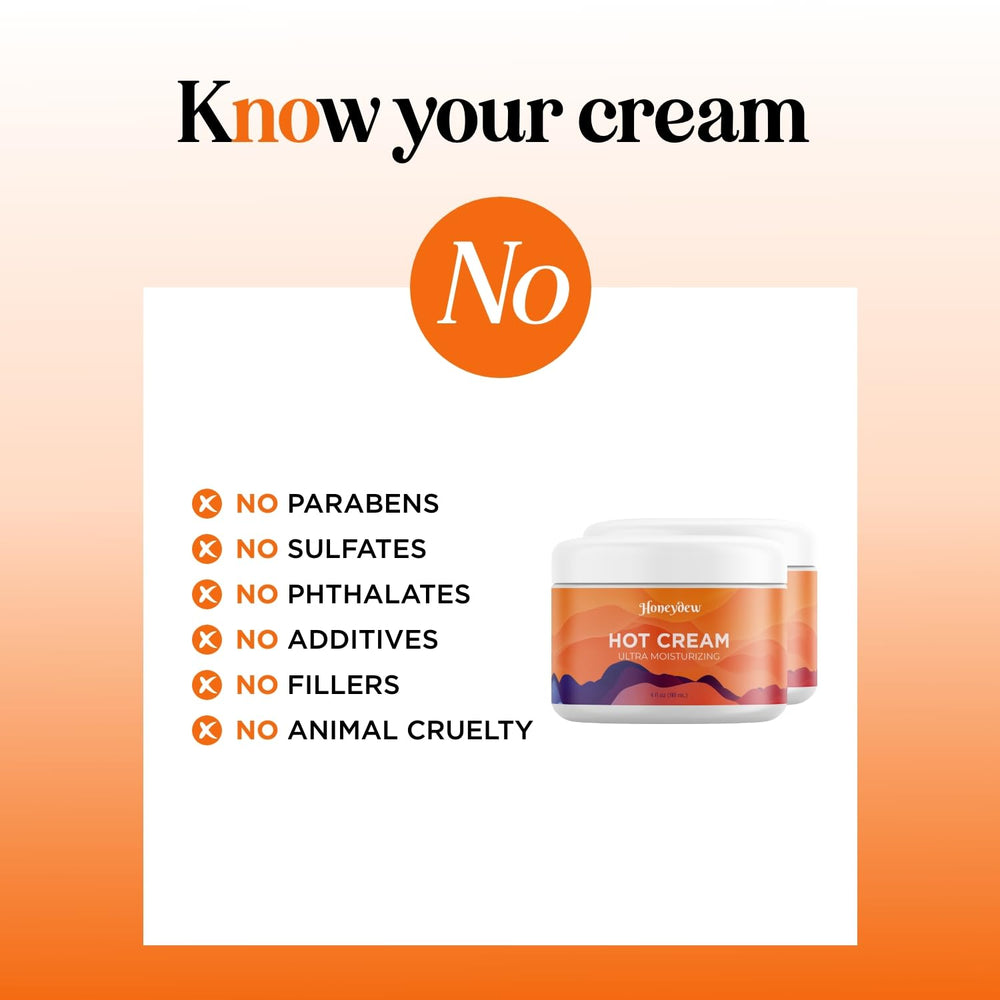 Maple Holistics premium hot cream application scene highlights easy rub-in for cellulite-prone areas