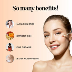 Maple Holistics Pumpkin Seed Oil on scalp hydration visual.