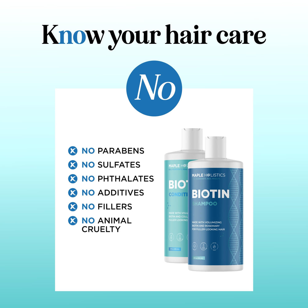 Maple Holistics Rosemary Biotin Conditioner Ingredients highlights B vitamins and plant proteins