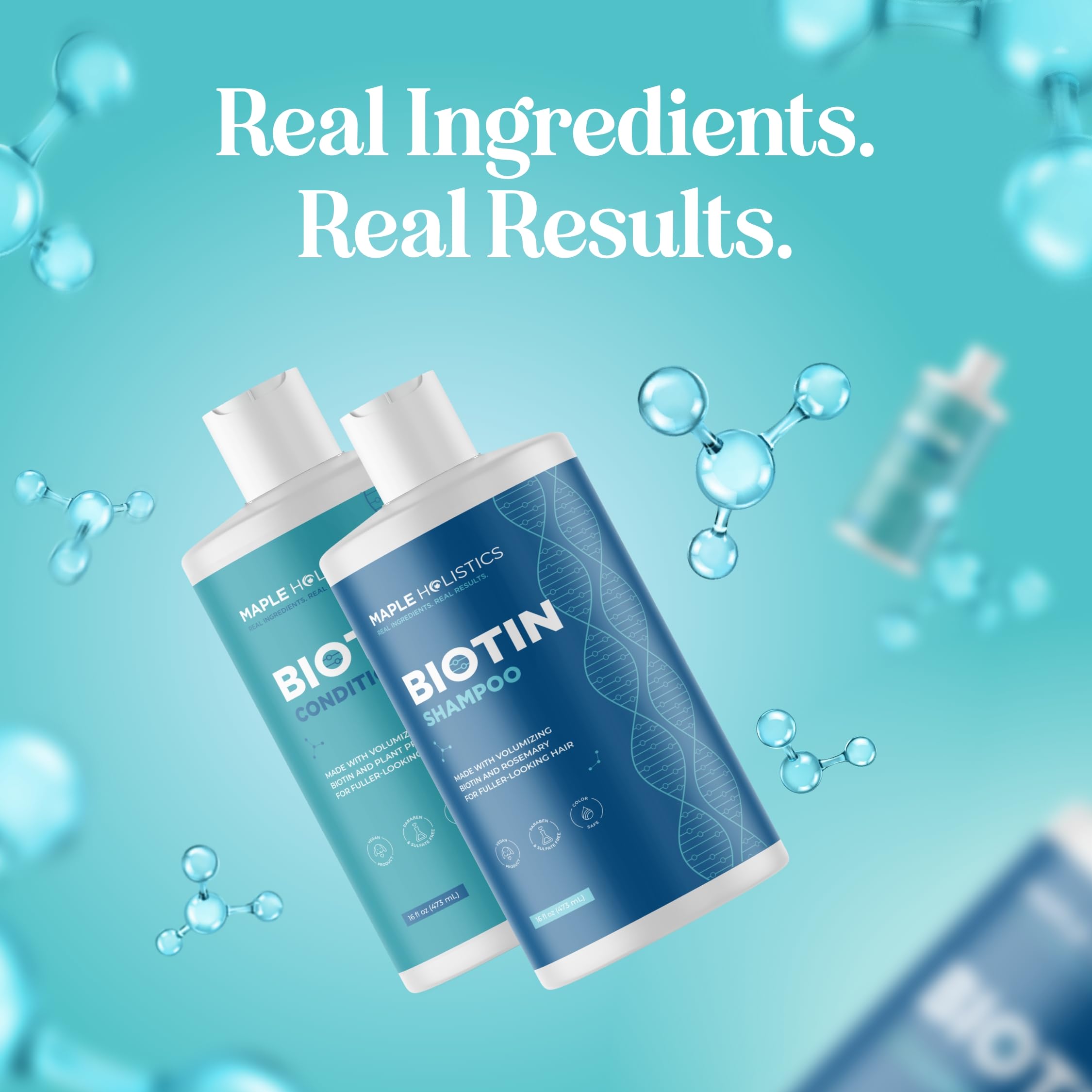 Maple Holistics Rosemary Biotin Conditioner plant proteins provide nourishment