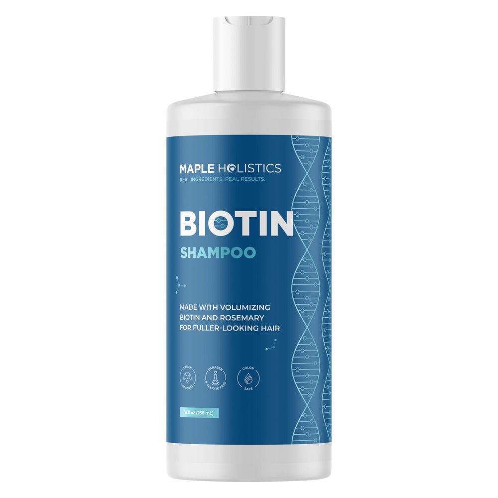 Maple Holistics sulfate-free label reinforces gentle cleansing for color-treated hair