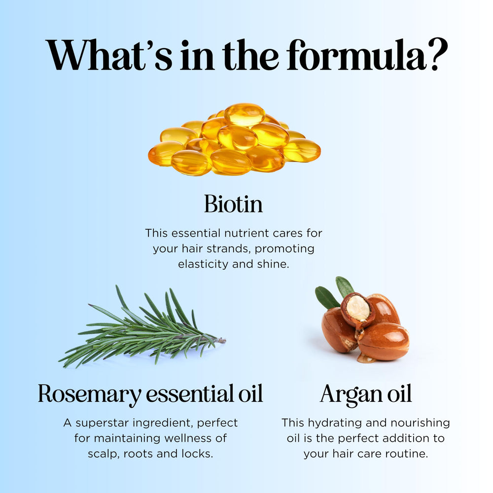 Maple Holistics Rosemary and Biotin Shampoo tea tree essence for scalp freshness.