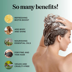 Maple Holistics rosemary oil dropper close-up highlighting scalp nourishment and freshness