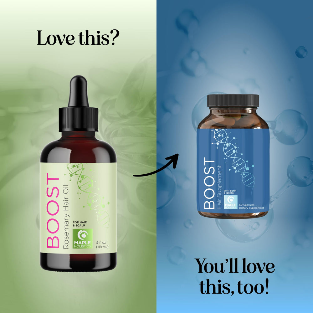 Maple Holistics rosemary-scent-essence conveys refreshing aroma during application for a spa-like feel