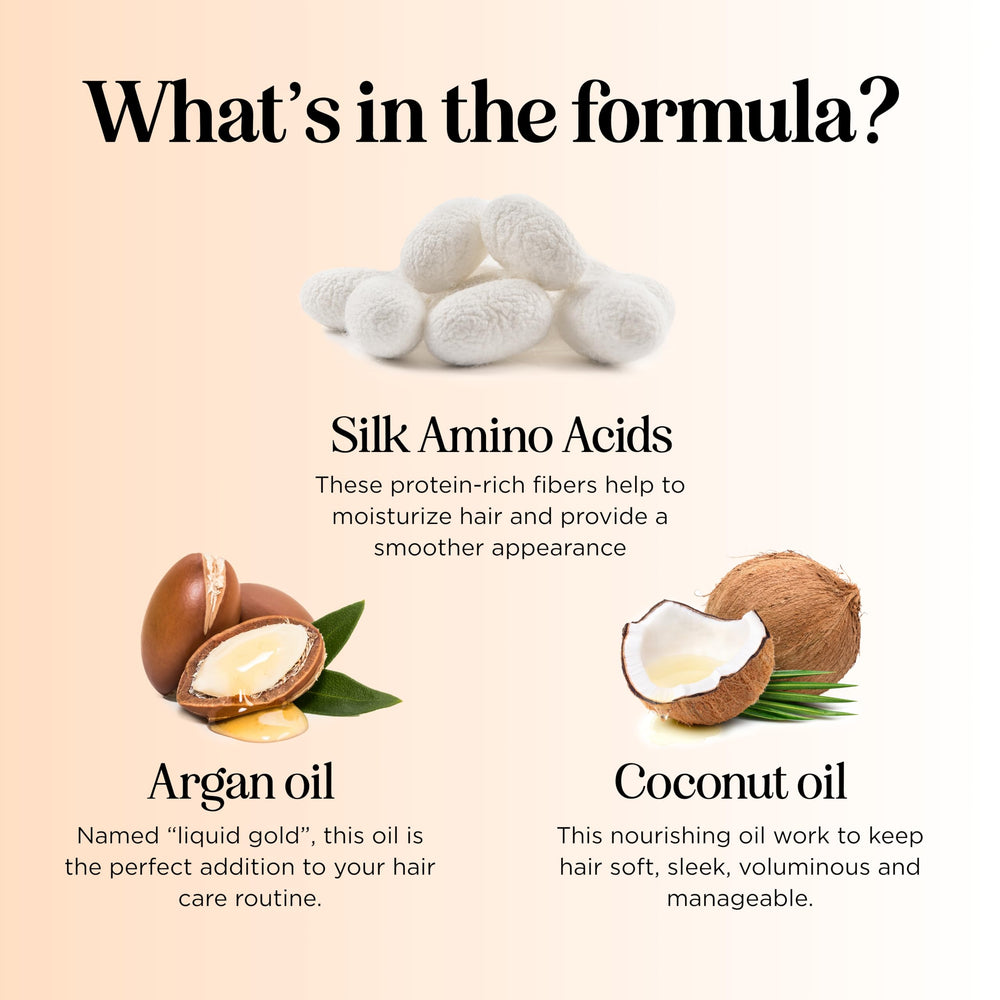 Maple Holistics Silk Protein Conditioner bottle after wash with natural shine