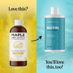 Maple Holistics rosemary oil drops emphasize natural aromatics supporting scalp balance