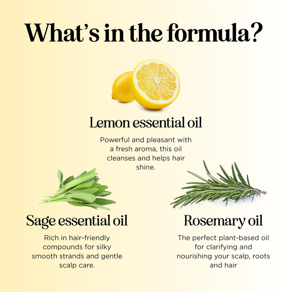 Maple Holistics scent lemon-sage-tea-tree image conveys fresh herbal aroma during cleansing