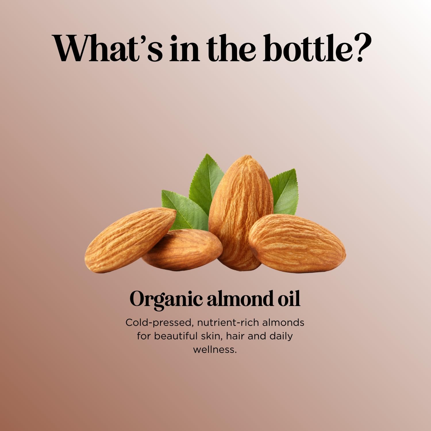 Maple Holistics Sweet Almond Oil body-oil application for moisturized skin.