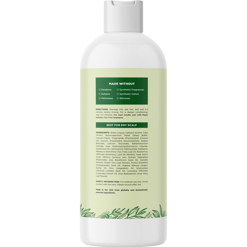 Maple Holistics Tea Tree Conditioner lavender-rosemary oils providing aromatic conditioning