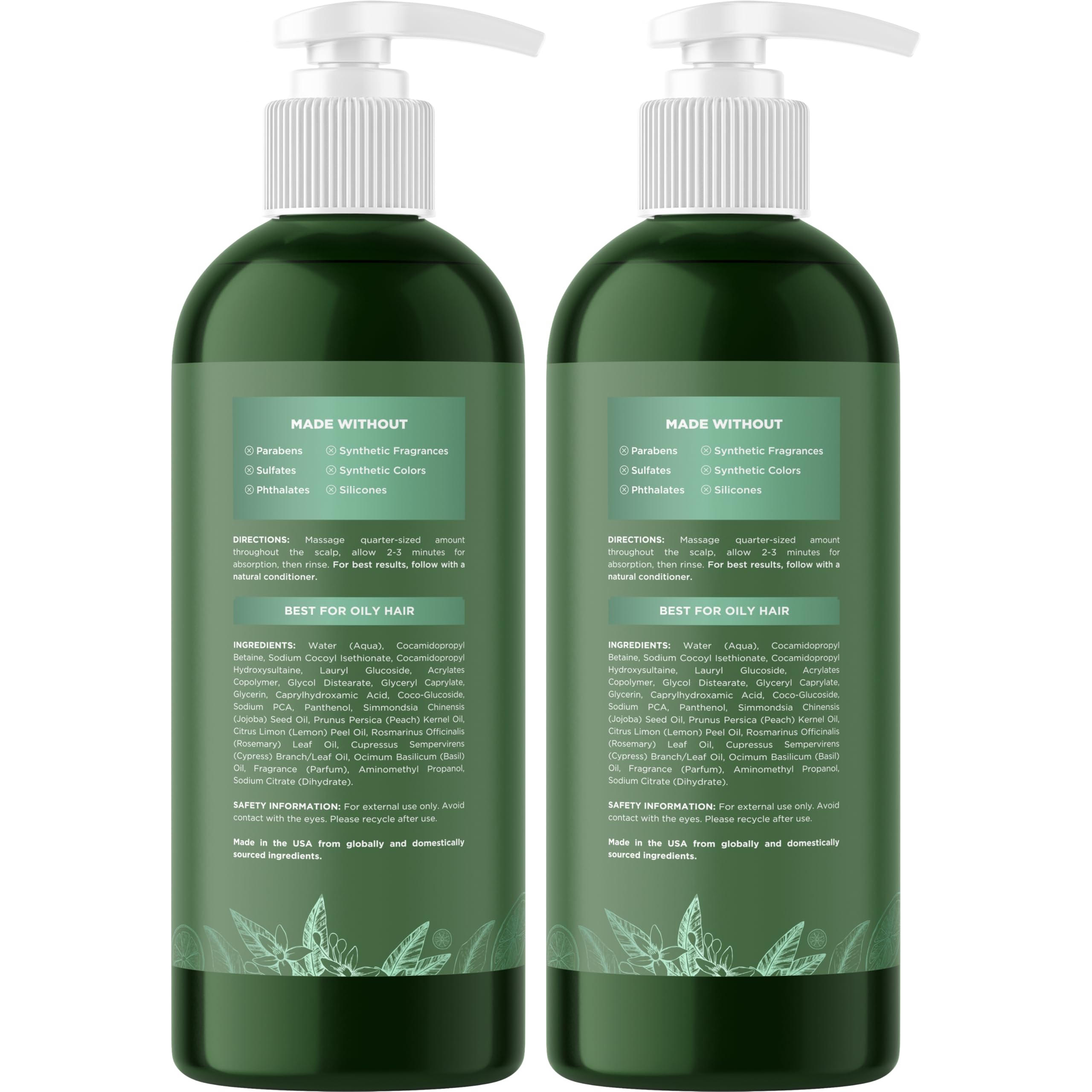 Maple Holistics vegan-sulfate-free-label on packaging signals gentle cleansing