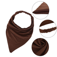 MapofBeauty bandana gray offers versatile fashion and hair-friendly comfort.