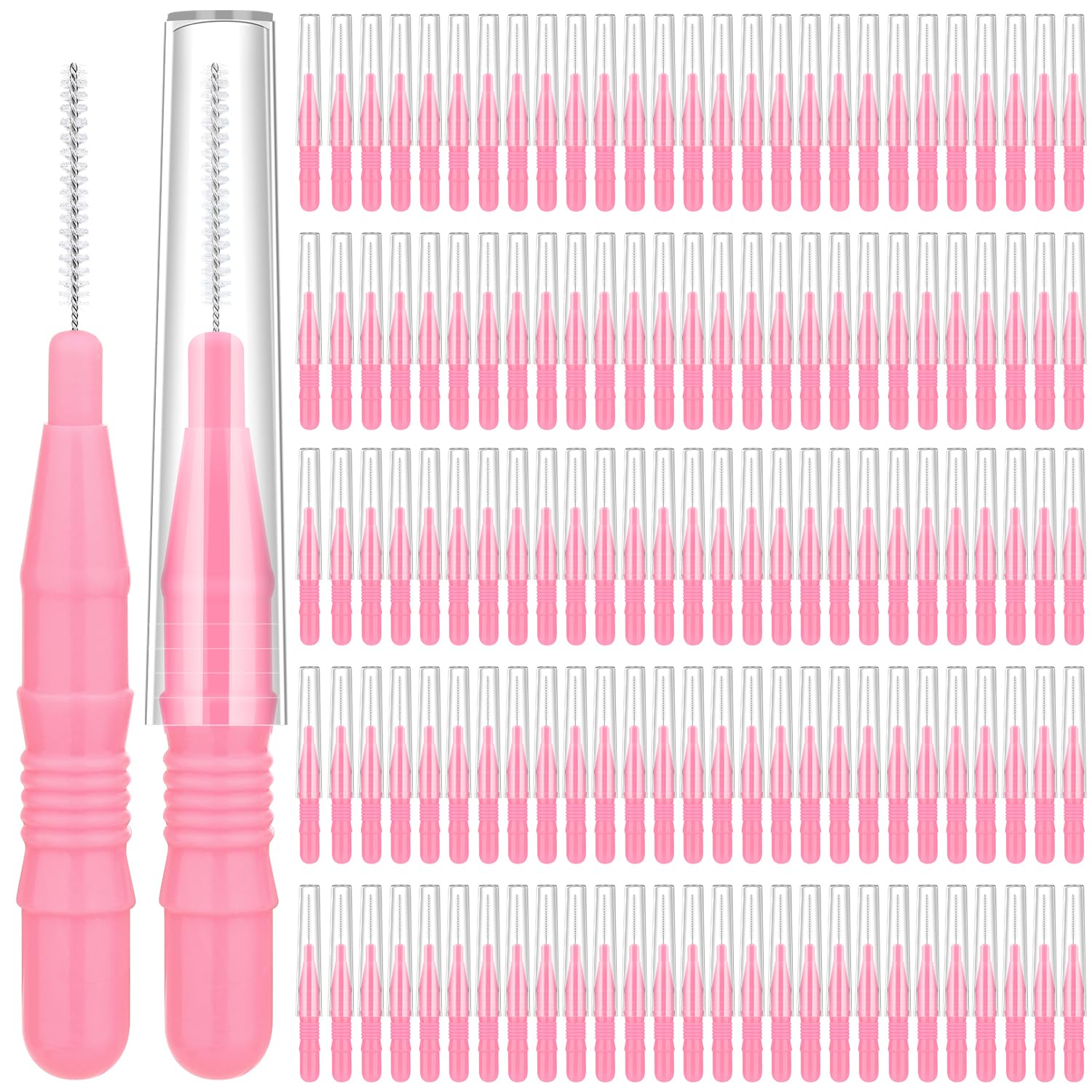 MAPVOLUT 120-piece micro brush set in protective packaging for travel