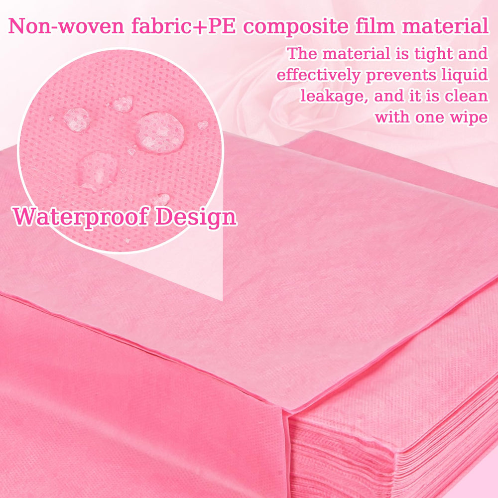 Close-up of waterproof surface on MAQIHAN sheet for easy cleanup.