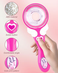Marbe induction safety feature prevents hair snag during braiding.
