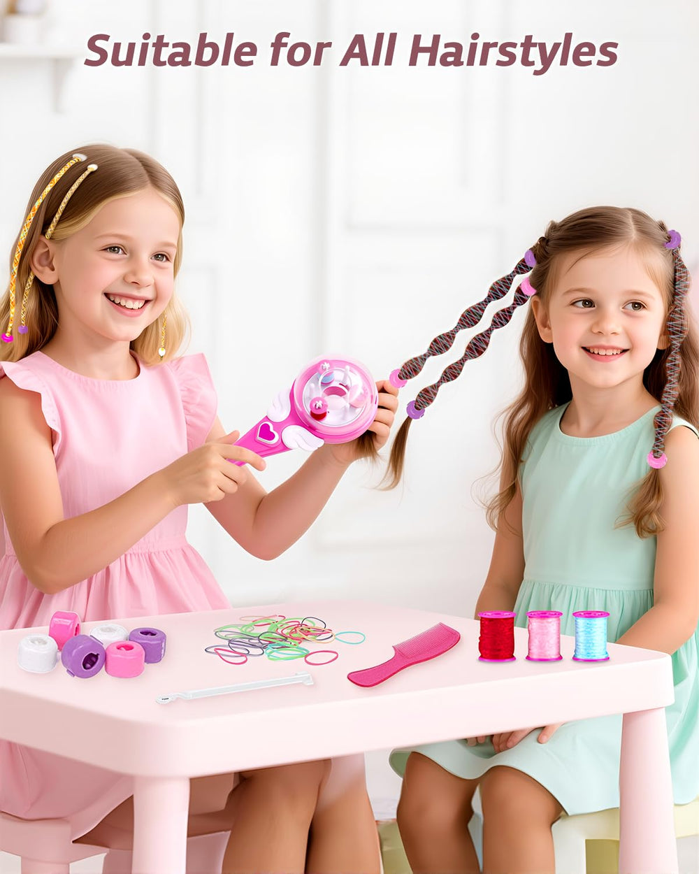 Marbe pink design suits parties, picnics, and playful DIY sessions.