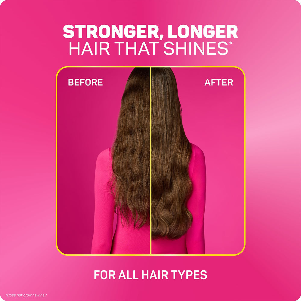 Marc Anthony leave-in texture on hair demonstrating smooth, frizz-free benefit
