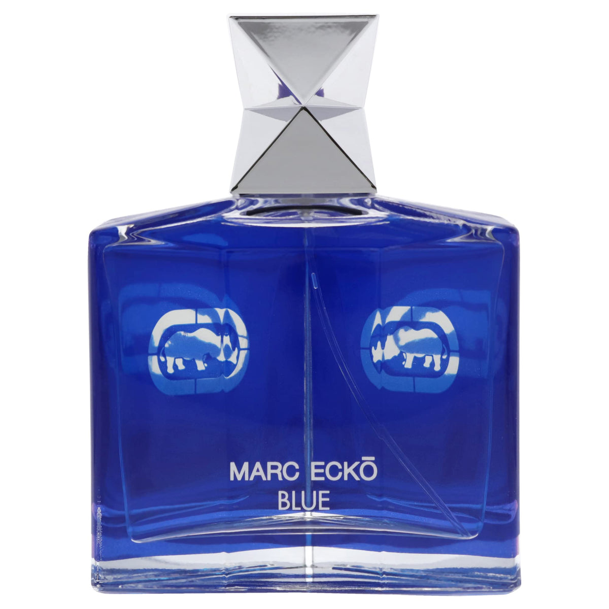 Marc Ecko Blue bottle spray showcases the refreshing opening for daytime use.