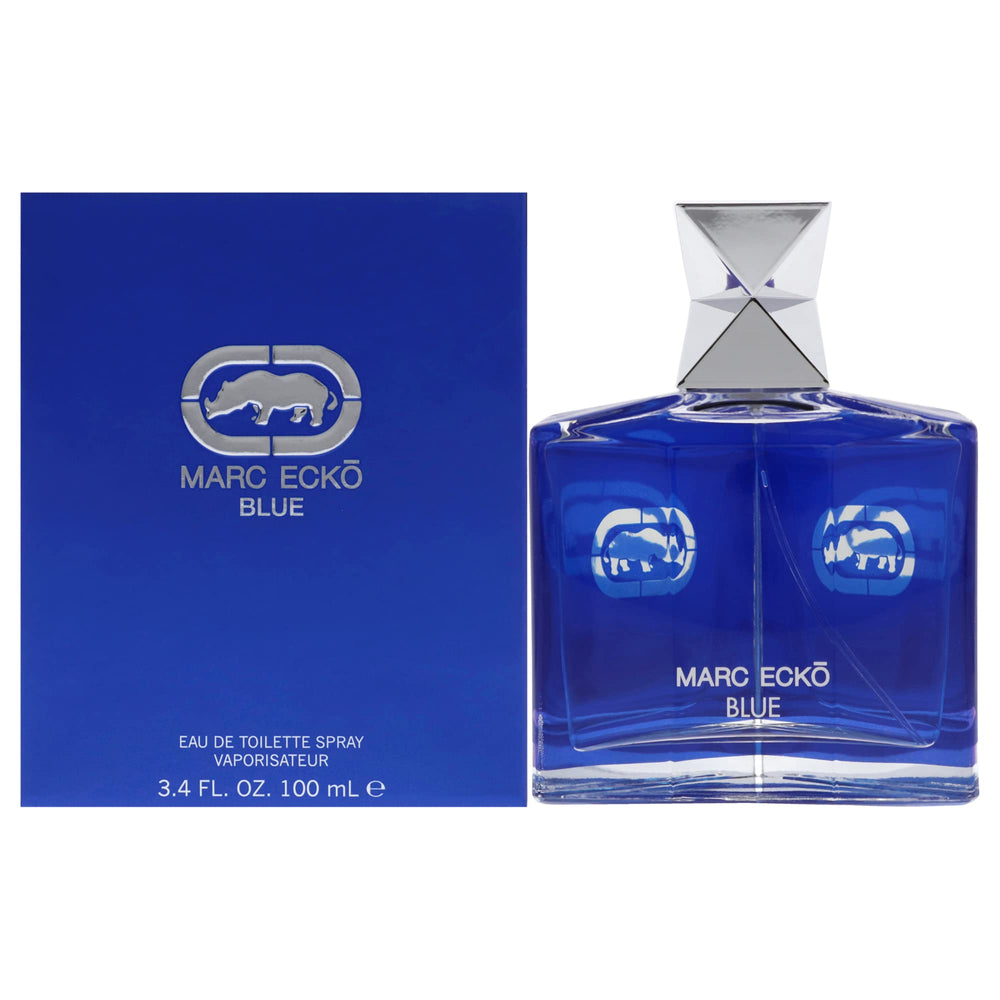 Marc Ecko Blue opening notes deliver citrus vibes for a crisp intro.