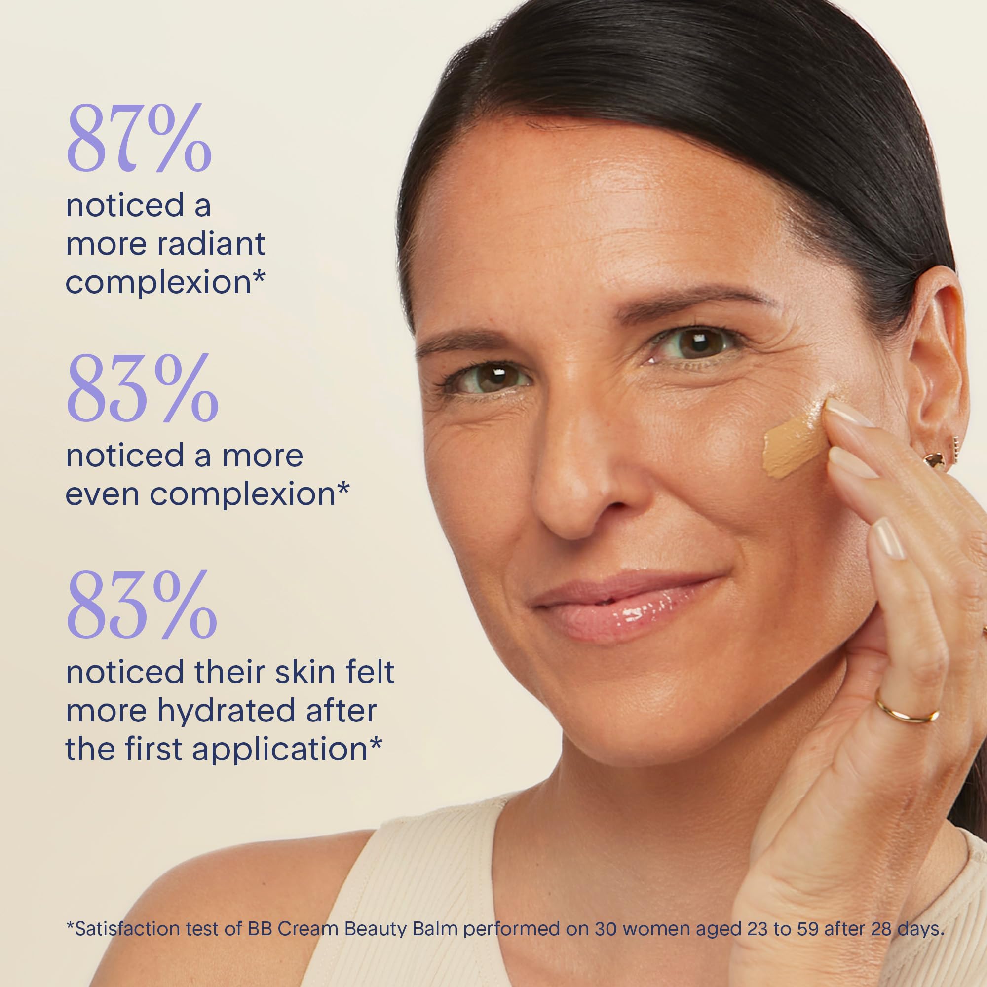 Marcelle BB Cream Golden Glow ingredients list highlights aloe and chamomile for soothing skin