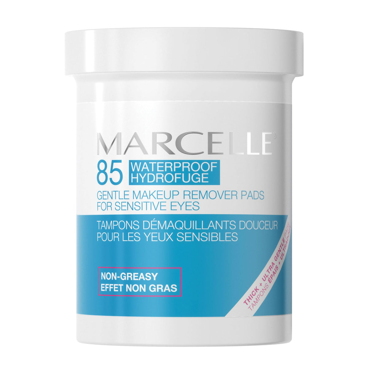 Marcelle Gentle Eye Make-Up Remover Pads in a pack for convenient makeup removal.