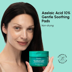MAREE azelaic acid pads pad closeup shows gentle texture for pore refinement