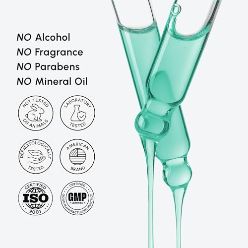 MAREE azelaic serum hydration closeup emphasizes moisture balance