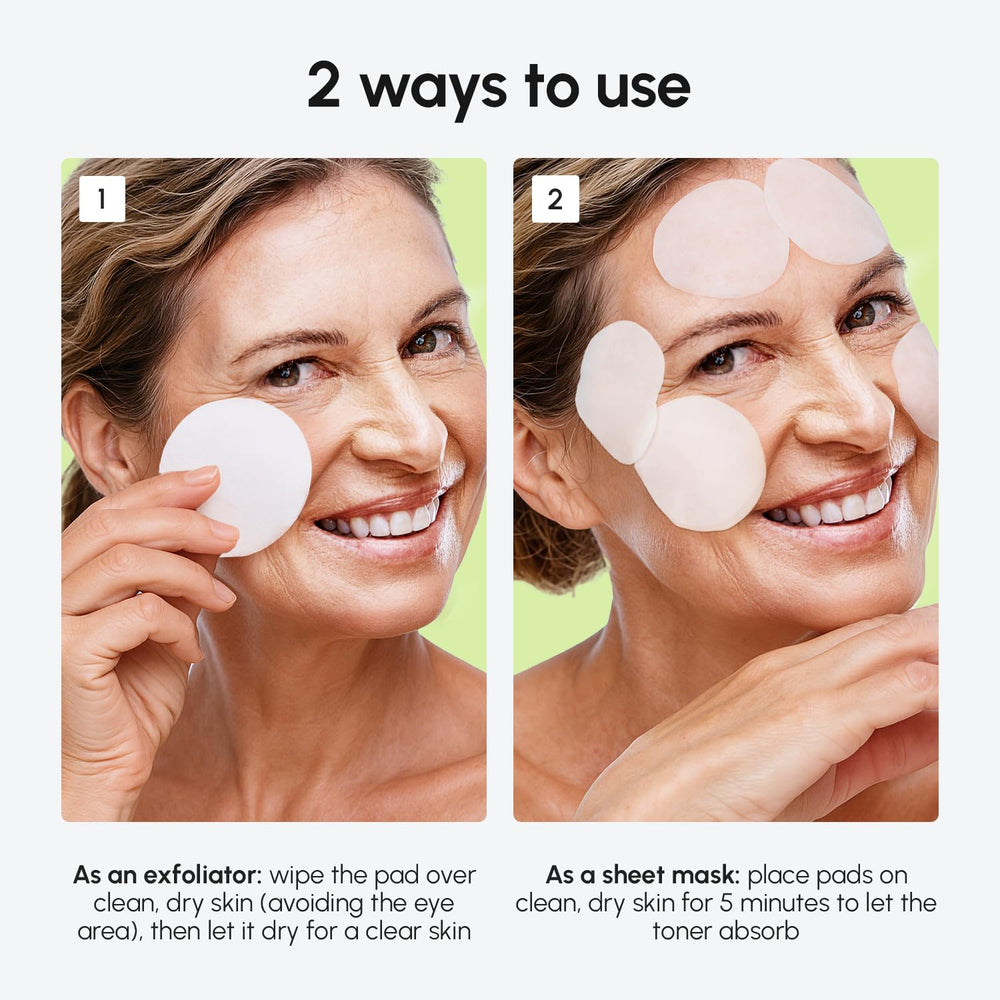 MAREE blemish-clearing pads label and packaging imply trusted skincare
