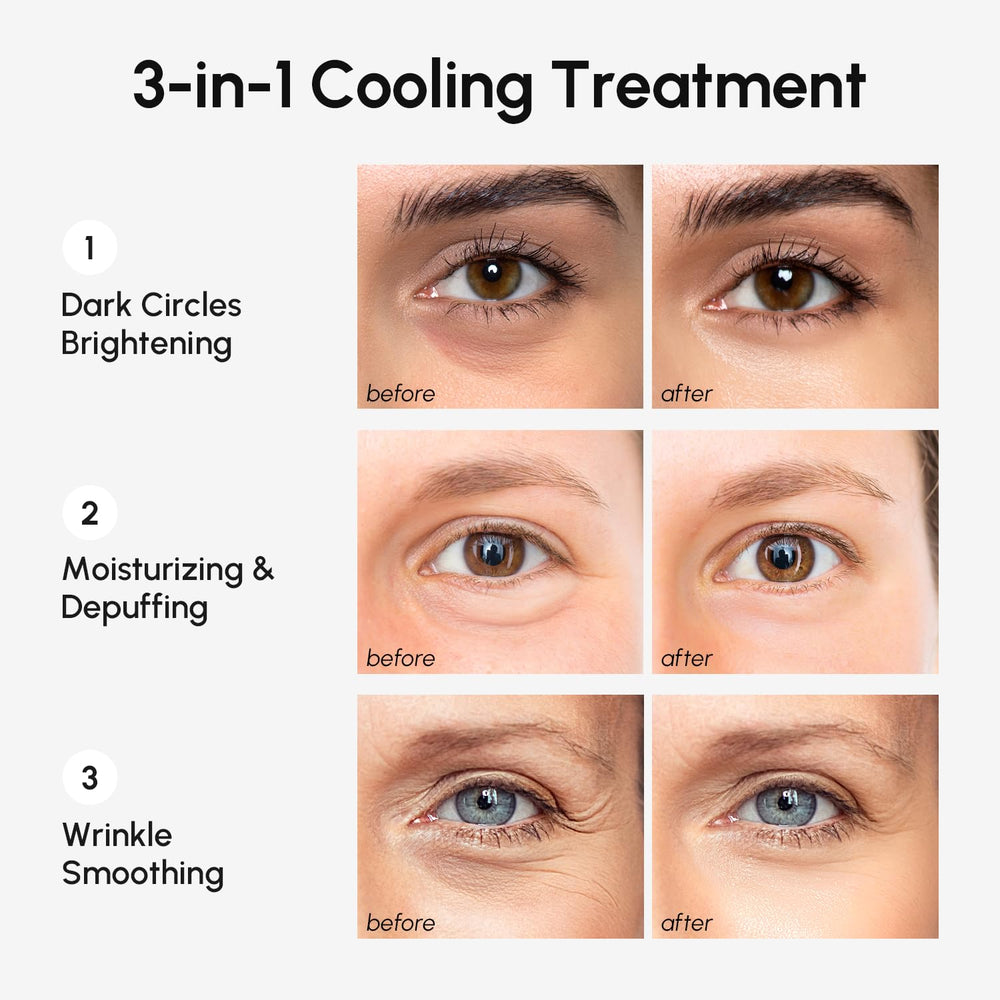 MAREE brightening eye patches with niacinamide and pearl extract for even tone