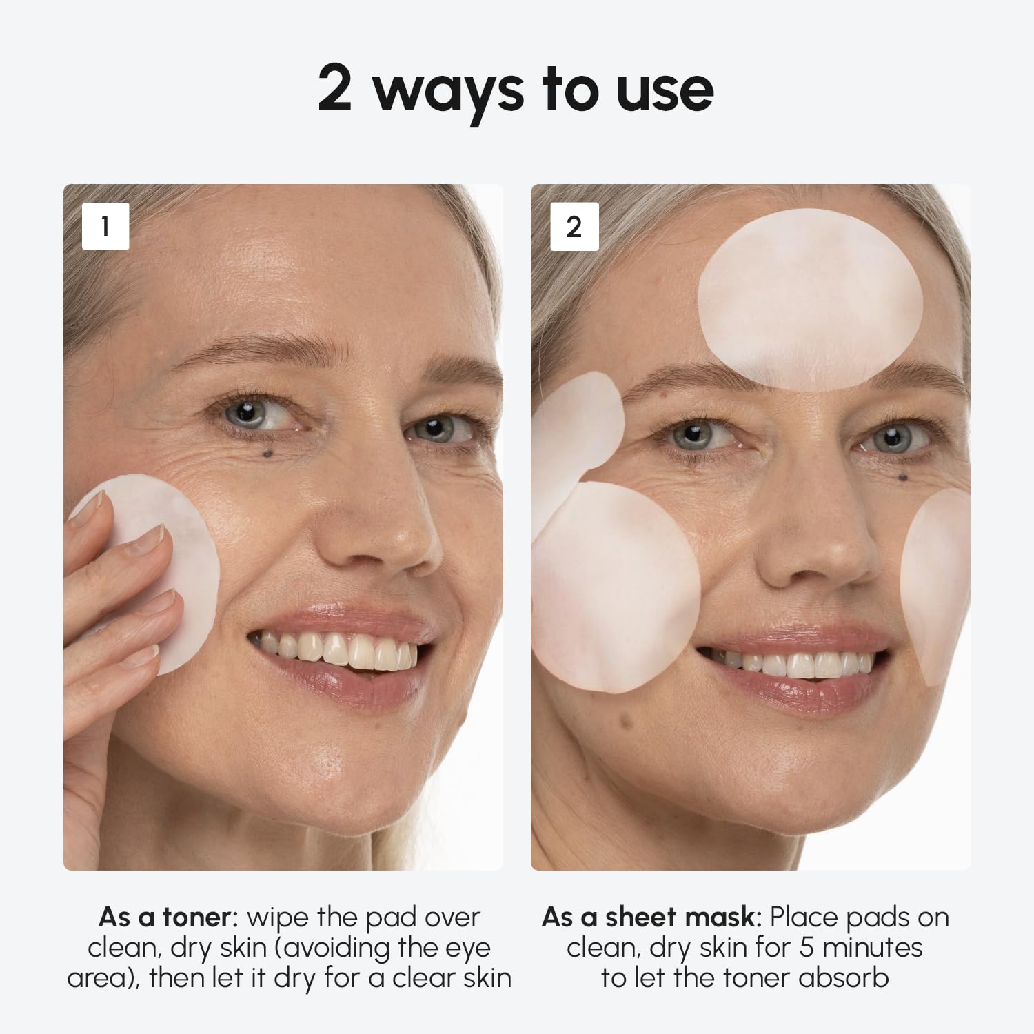 MAREE Collagen Acne Clearing Polish Pad — easy daily routine for even, glowing skin.