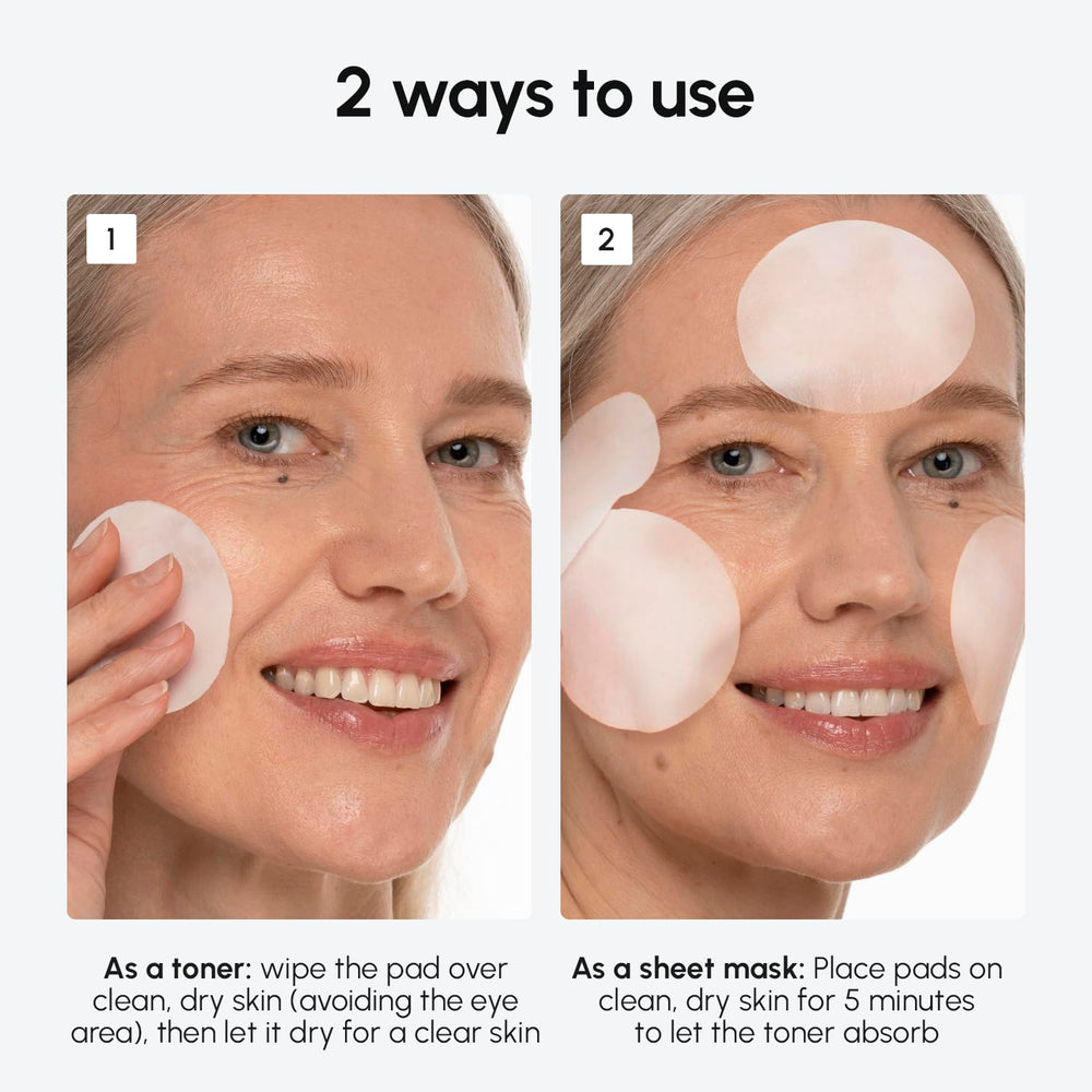 MAREE Collagen Acne Clearing Polish Pad — easy daily routine for even, glowing skin.