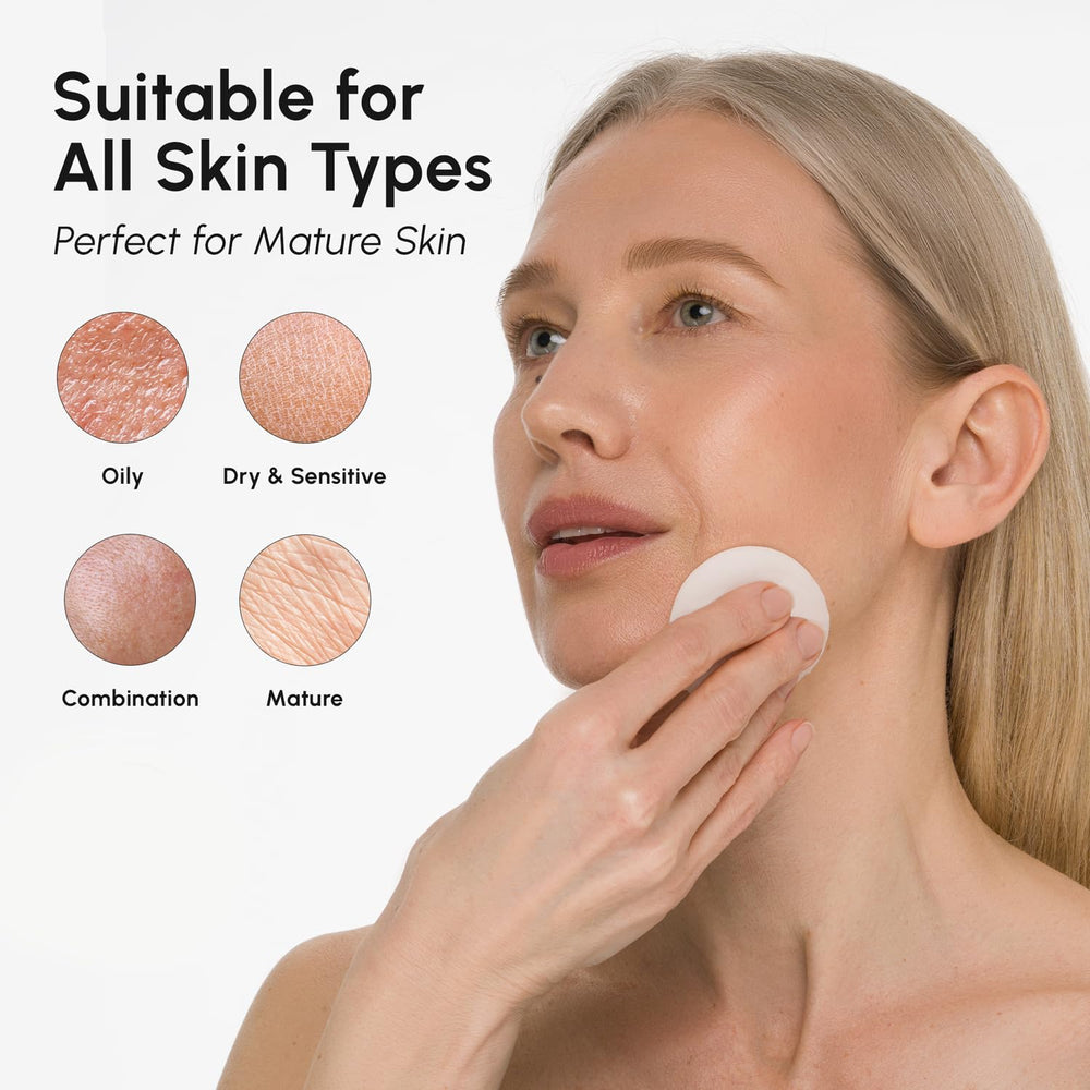 MAREE Collagen Acne Clearing Polish Pad — pore-minimizing look with retinol-enhanced clarity.
