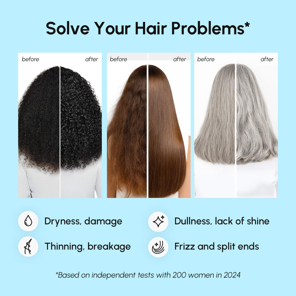 MAREE collagen biotin visual closeup emphasizing strength and lasting moisture