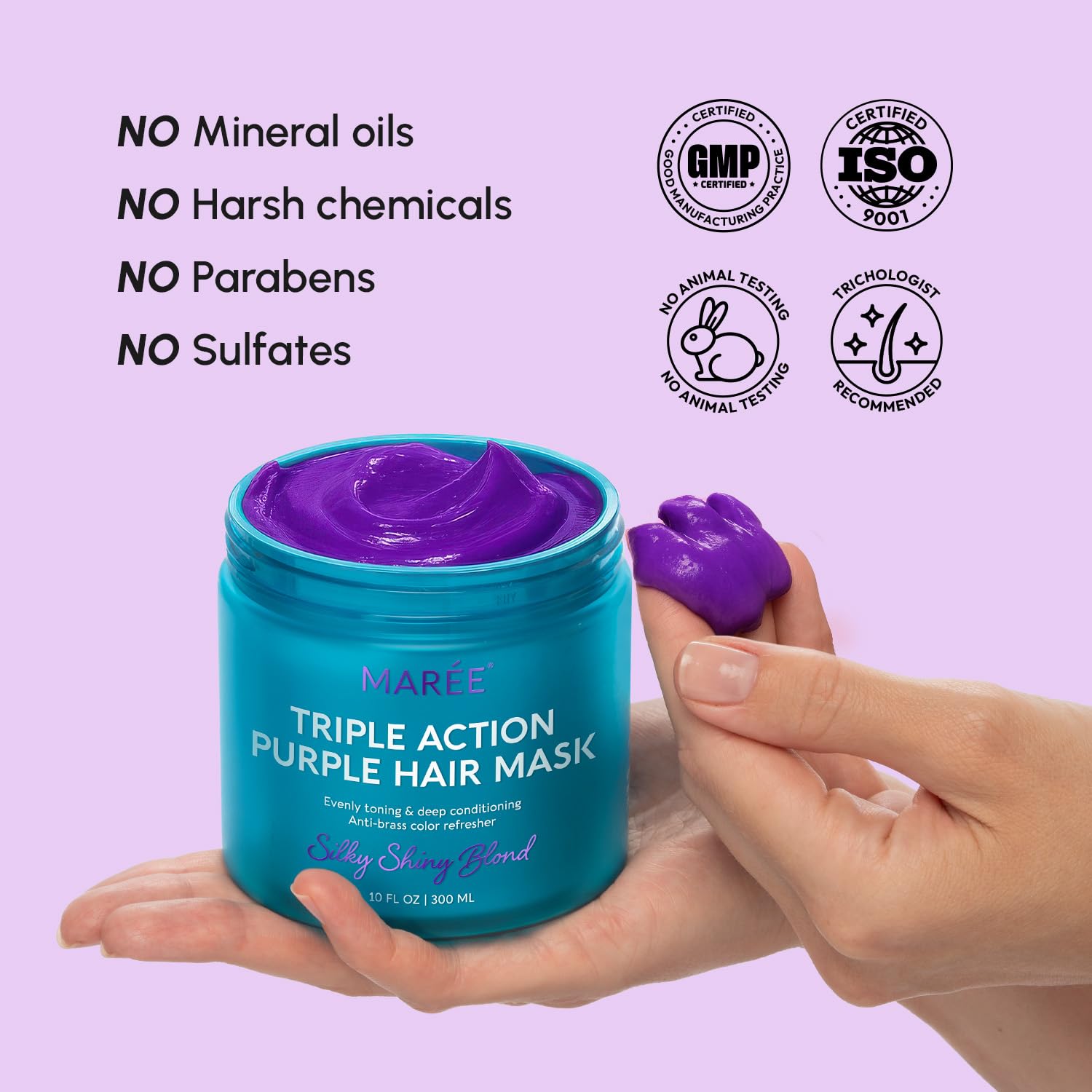 MAREE color-treated hair benefiting from toning effects