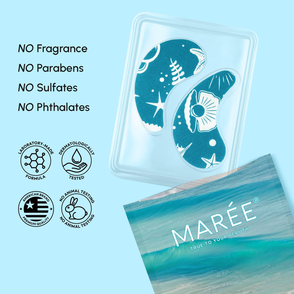 MAREE depuffing patches reducing puffiness around the eyes