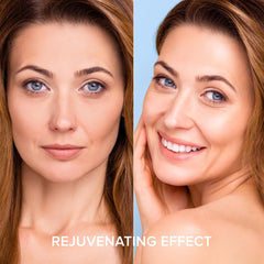 MAREE facial mask application on face illustrates a spa like home treatment