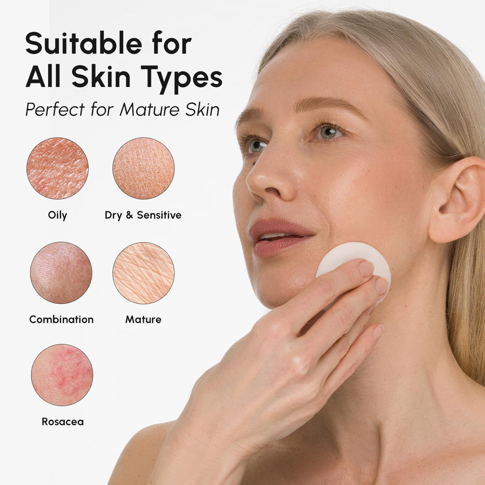 MAREE Glycolic Acid Pads bathroom setup reflects daily skincare ritual practicality.