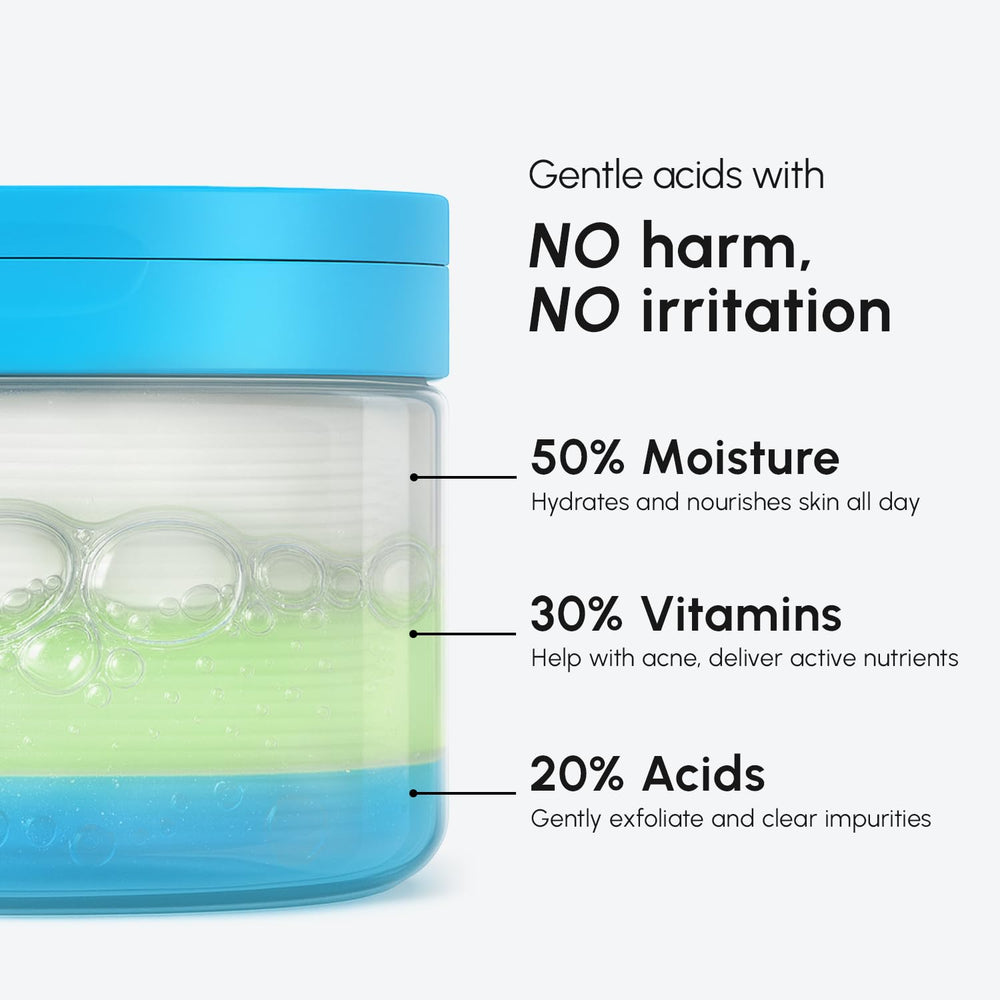 MAREE Glycolic Acid Pads pearl extract focus suggests smoothing and radiant-looking skin.
