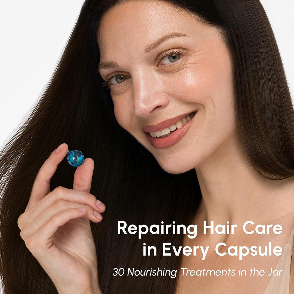 MAREE Frizz-control oil smooths strands for manageable hair on humid days.