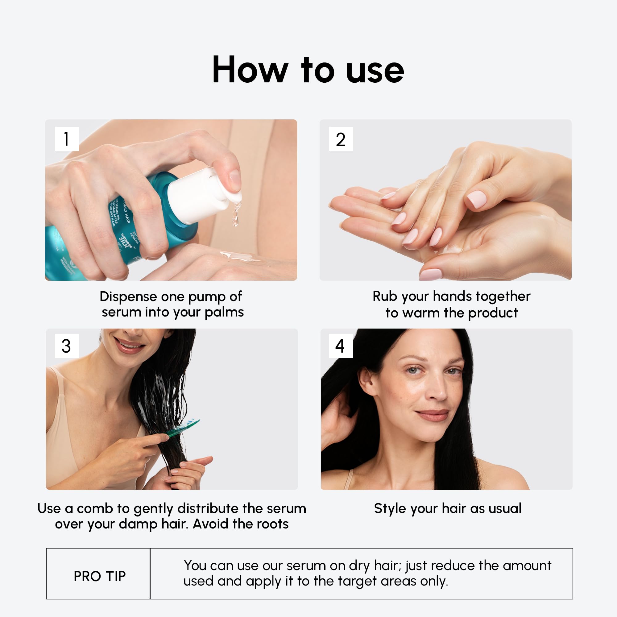 MAREE Hair Oil salon-like shine suggests premium hair care results