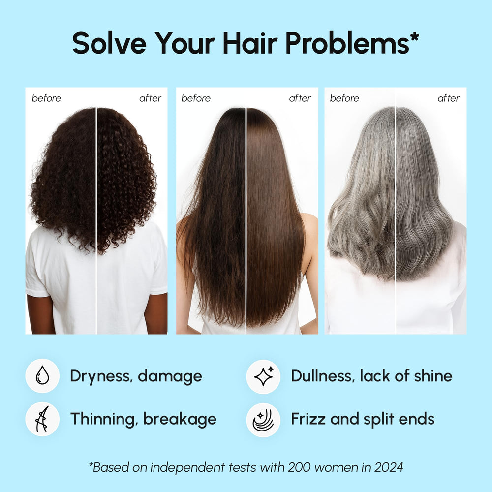 MAREE Hair Oil seals ends for softer, silkier dry hair.