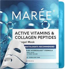 MAREE Hydrogel mask highlights Niacinamide for radiant, even-toned skin