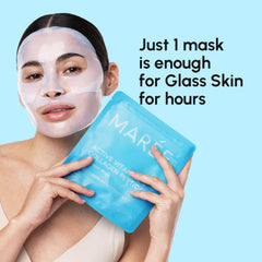 MAREE Hydrogel mask features Red Algae extract for nourishing feel
