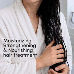 MAREE Leave In Conditioner ingredients with argan oil and keratin