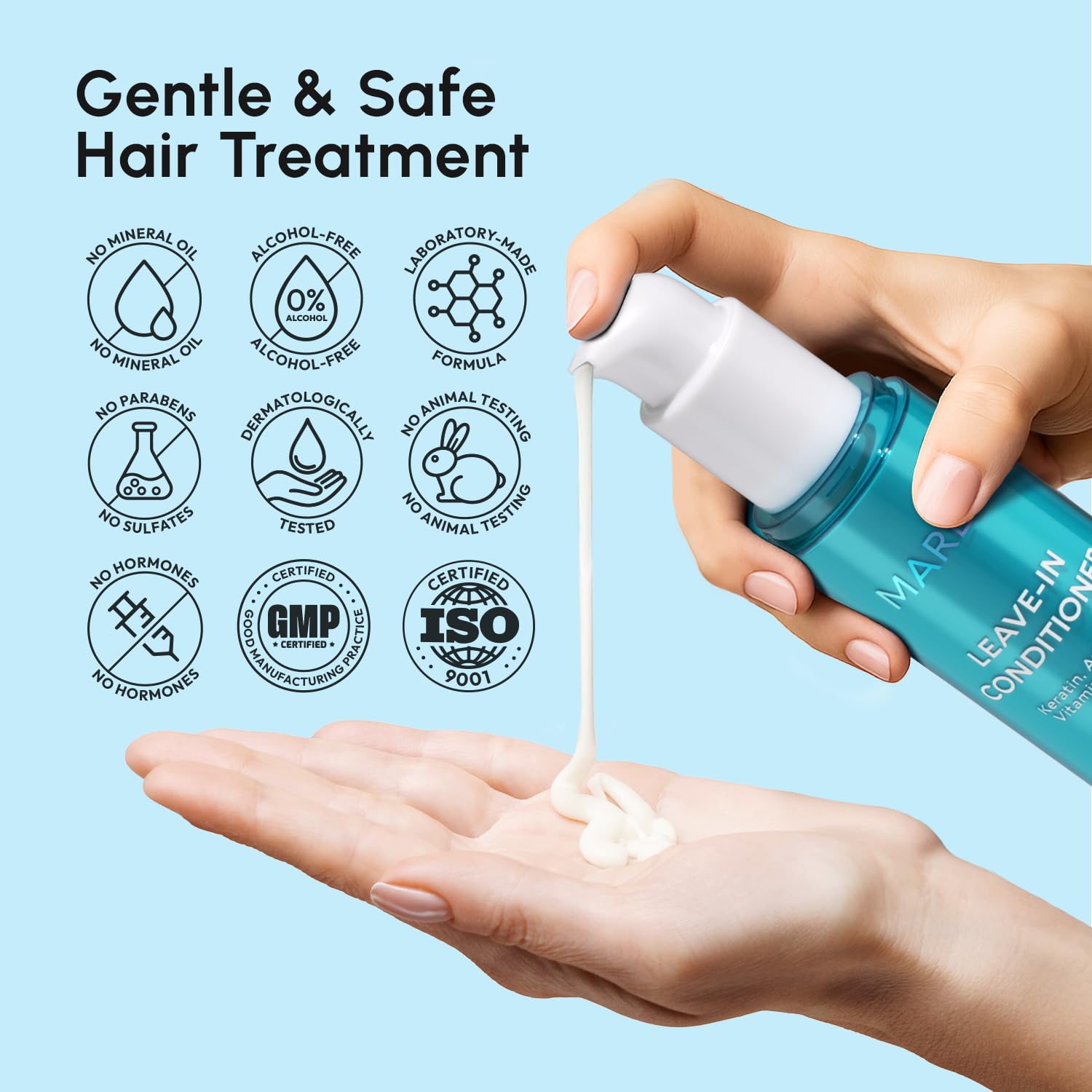 MAREE Leave In Conditioner spray used for quick refresh