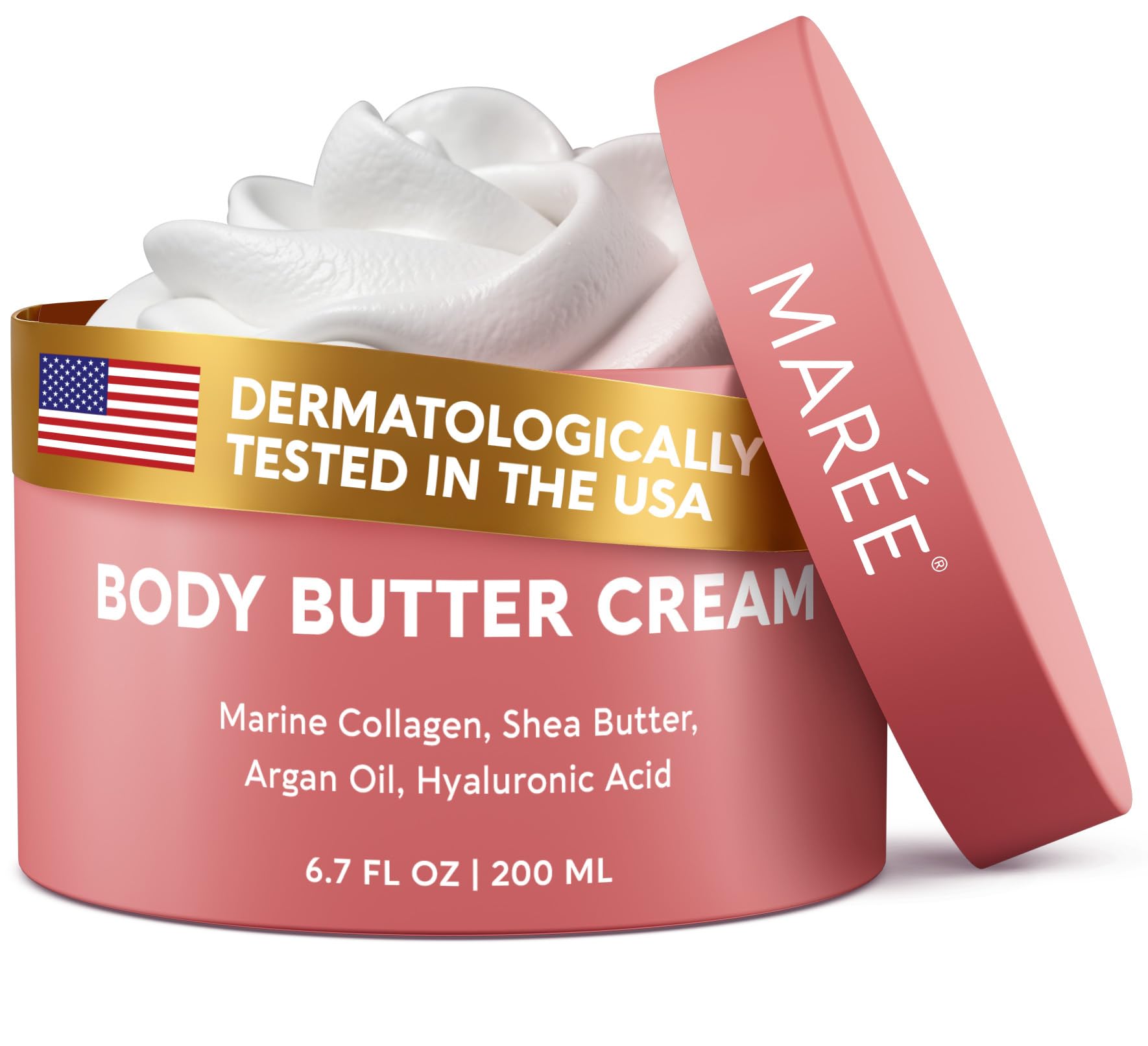 MAREE Moisturizer Body Butter packaging highlights daily hydration.