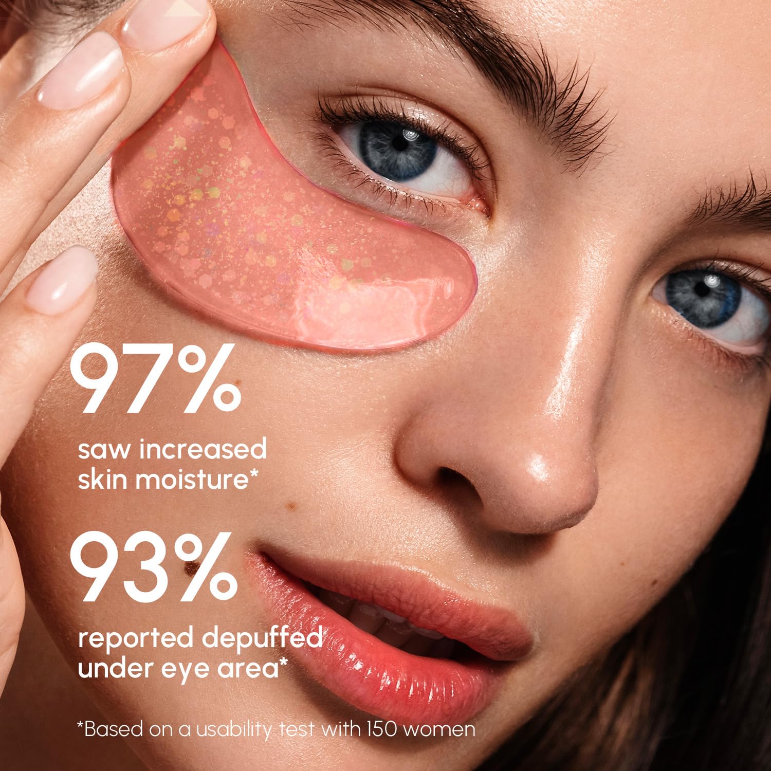MAREE Pink Eye Gels niacinamide and pearl extract emphasis on brighter under-eye tone