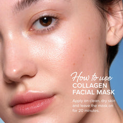 MAREE sheet mask bamboo fiber closeup emphasizes gentle fit for sensitive skin
