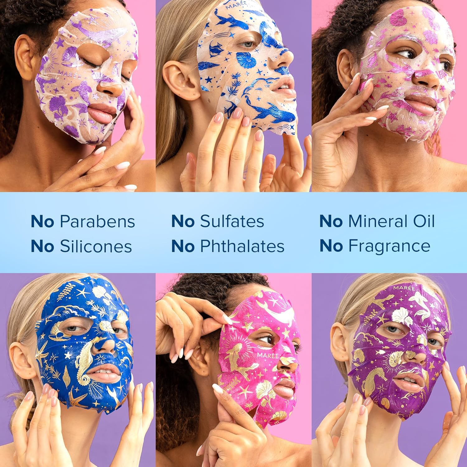 MAREE spa like at home routine illustrates luxurious facial care without salons